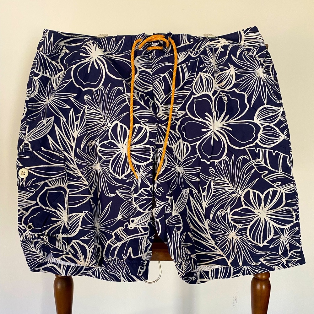 J Crew Floral Board Shorts — 32